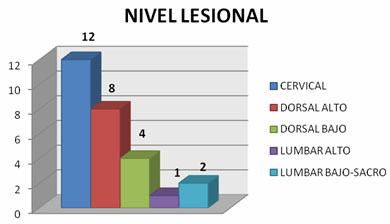 discapacidad_lesionados_medulares/Nivel_lesional discapacidad_lesionados_medulares/Nivel_lesional
