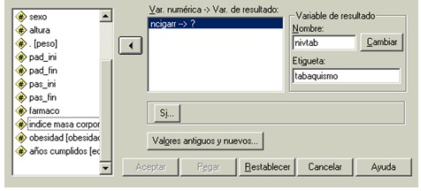 bioestadistica_medicos_SPSS/transformar_recodificar_distintas_variables_SPSS